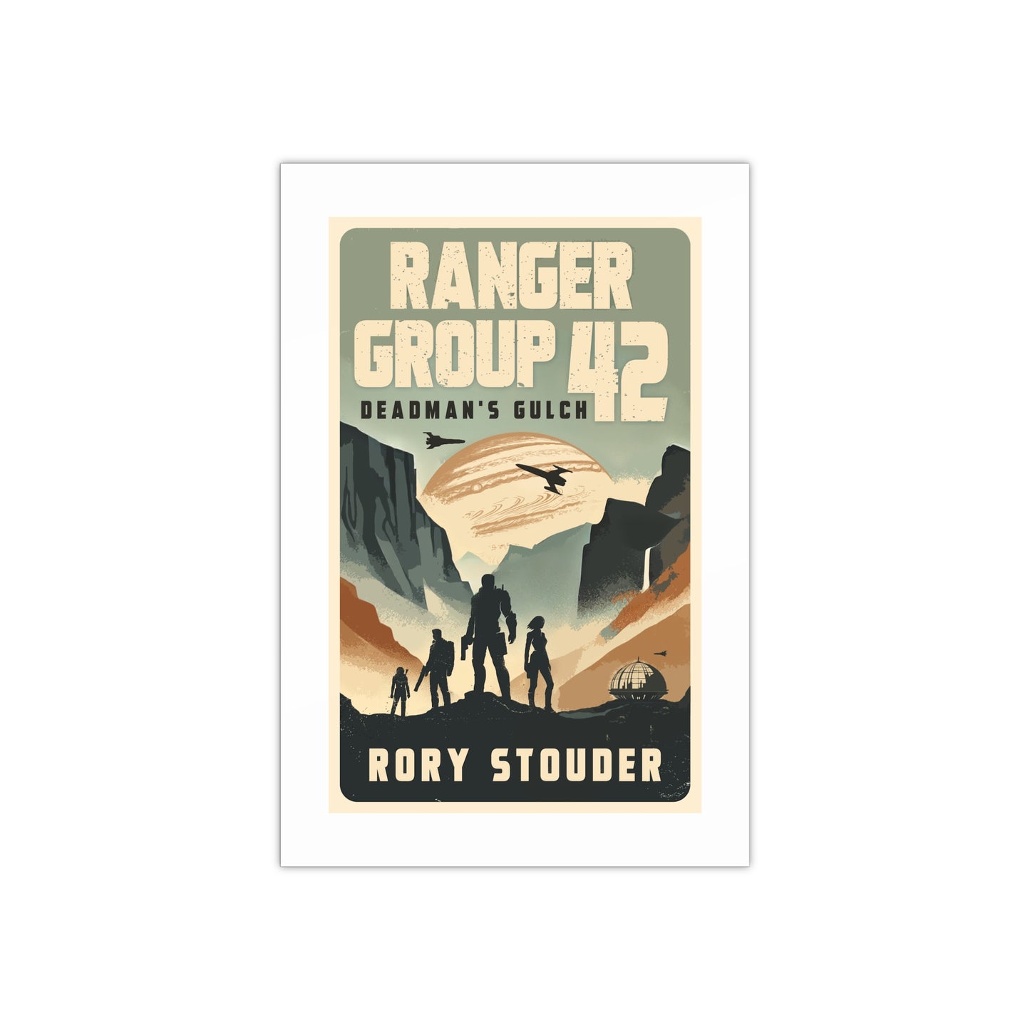 Satin Poster - Ranger Group 42 : Deadman's Gulch Series Book 1 Book Cover